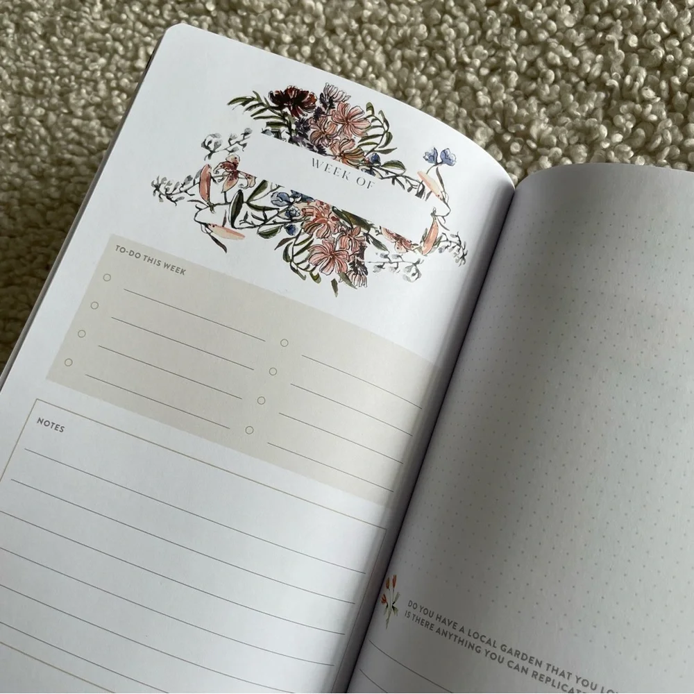 Gardening journal